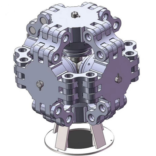 Six Cylinder Synthetic Diamond Hydraulic Cubic Press